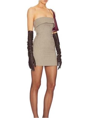 slim fit dress slacks Helsa Faille Halter Mini Dress Black Size S main image 1